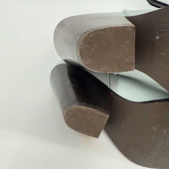 Toral Western Cowboy Blue Camel Leather Boho Festival Boots Party Coastal 36 US6 - Picture 9 of 12